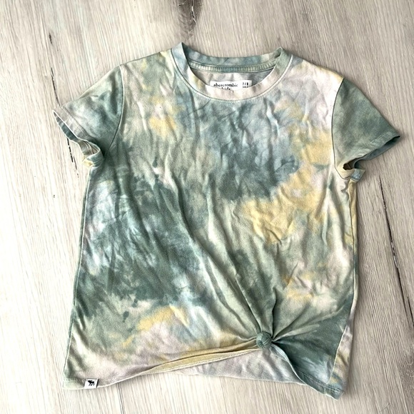 Abercrombie kids tie-dye knot tee size 7/8 FUC - Picture 1 of 4